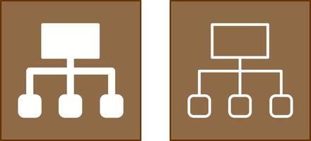Flowchart Icon Design vector