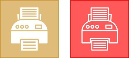 Printer Icon Design vector