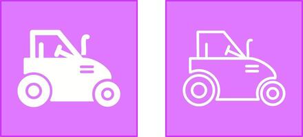 diseño de icono de tractor vector