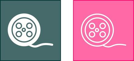 Reel Icon Design vector