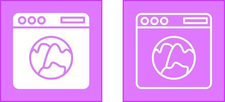 Browser Icon Design vector