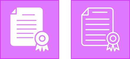 Diploma Icon Design vector