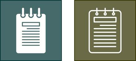 Notepad Icon Design vector