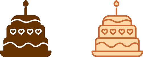 Cake Icon Design vector