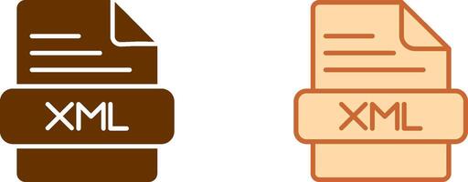 XML Icon Design vector