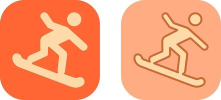 Snowboard Icon Design vector