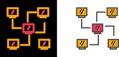Network Icon Design vector