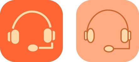 diseño de icono de auriculares vector