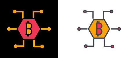 Bitcoin Icon Design vector