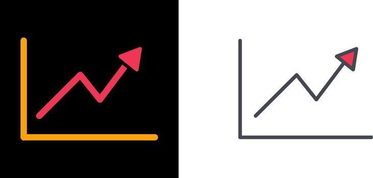 Graph Icon Design vector