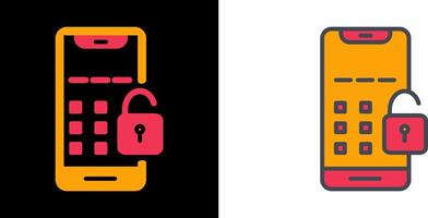 Unlock Icon Design vector