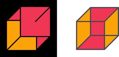 diseño de icono de cubo vector