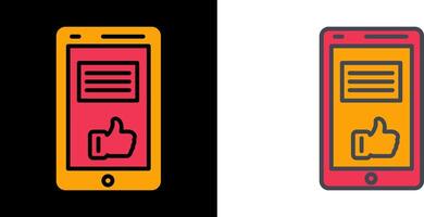 Like Icon Design vector