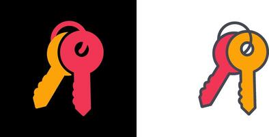 Keys Icon Design vector