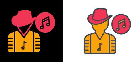 Musician Icon Design vector