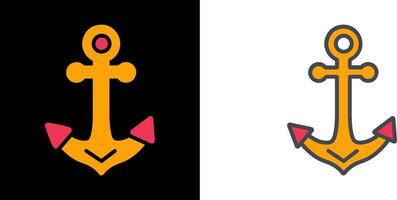 Anchor Icon Design vector