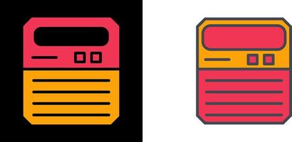 Calculator Icon Design vector