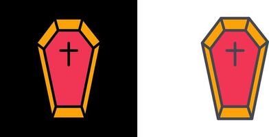 Coffin Icon Design vector