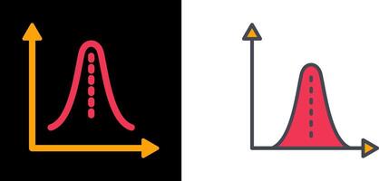 Histogram Icon Design vector