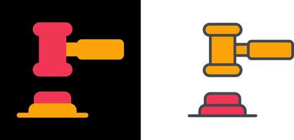 Gavel Icon Design vector