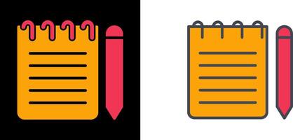 Note Icon Design vector