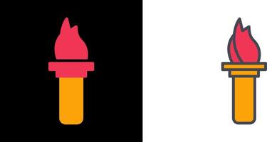 Torch Icon Design vector