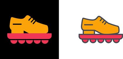 diseño de icono de patines vector