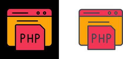 PHP Icon Design vector