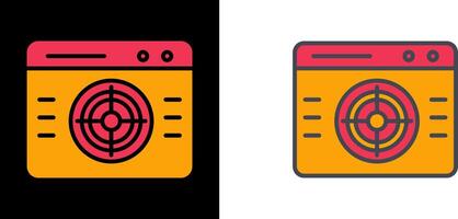 Target Icon Design vector