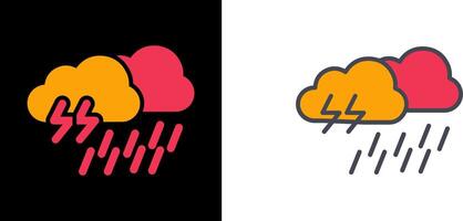 diseño de icono de lluvia vector