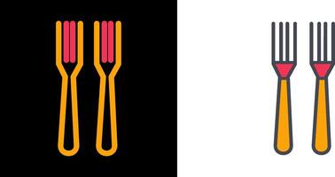 Fork Icon Design vector