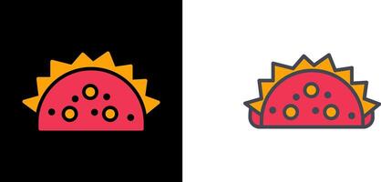 Tacos Icon Design vector