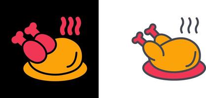 diseño de icono de pollo vector