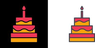 Cake Icon Design vector