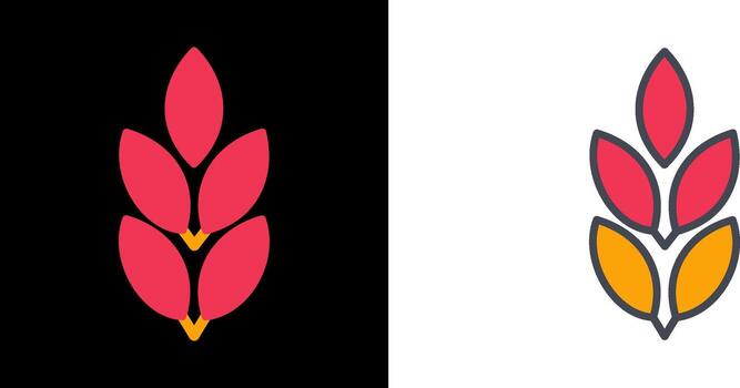 Wheat Icon Design vector