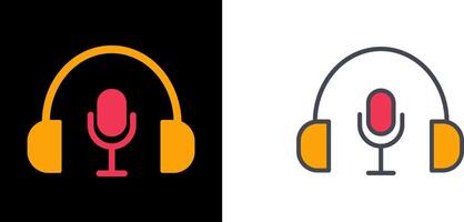 Podcast Icon Design vector