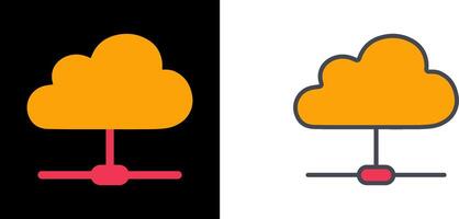 diseño de icono de nube vector