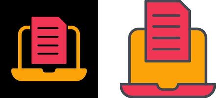 Document Icon Design vector