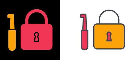 Lockpick Icon Design vector