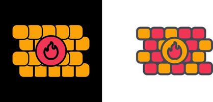 FireWall Icon Design vector