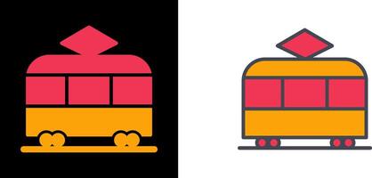 Tram Icon Design vector