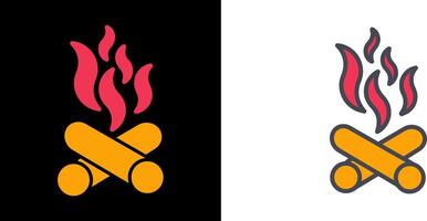 Bonfire Icon Design vector