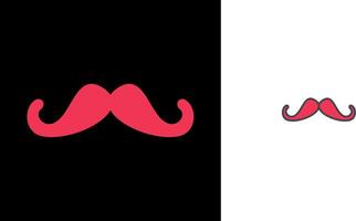 Moustache Icon Design vector