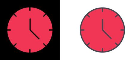 diseño de icono de reloj vector