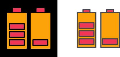 Batteries Icon Design vector