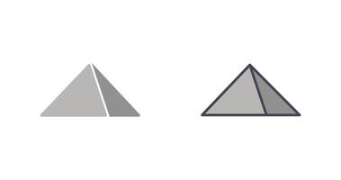 Pyramid Icon Design vector