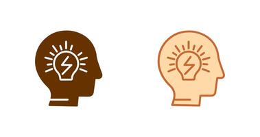 Brainstorming Icon Design vector