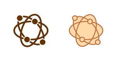 Atomic Structure Icon Design vector