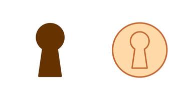 Keyhole Icon Design vector