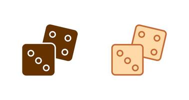 Dice Icon Design vector